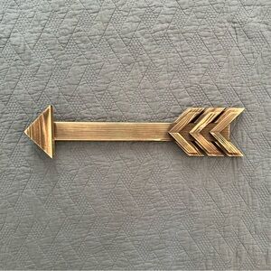 Wood arrow hanging wall or tabletop decor art